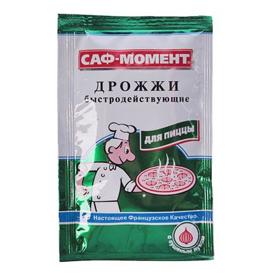 Дрожжи сухие Саф-Момент для пиццы 1*40шт(12гр)